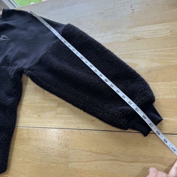 Spirit Jersey Sea World Spell-Out Fleece Black Long Sleeve Shirt Adult Large GUC - Picture 12 of 12